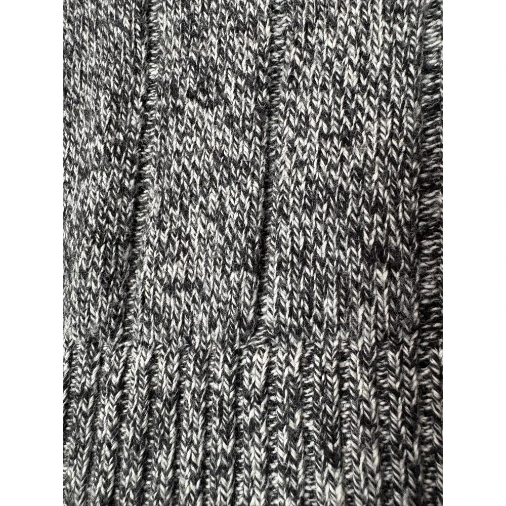 Banana Republic Sweater Mens Large Black & White Knit Long Sleeve Pull Over
